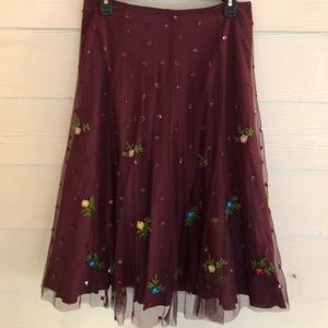 Persaman New York Beaded Skirt Size 8